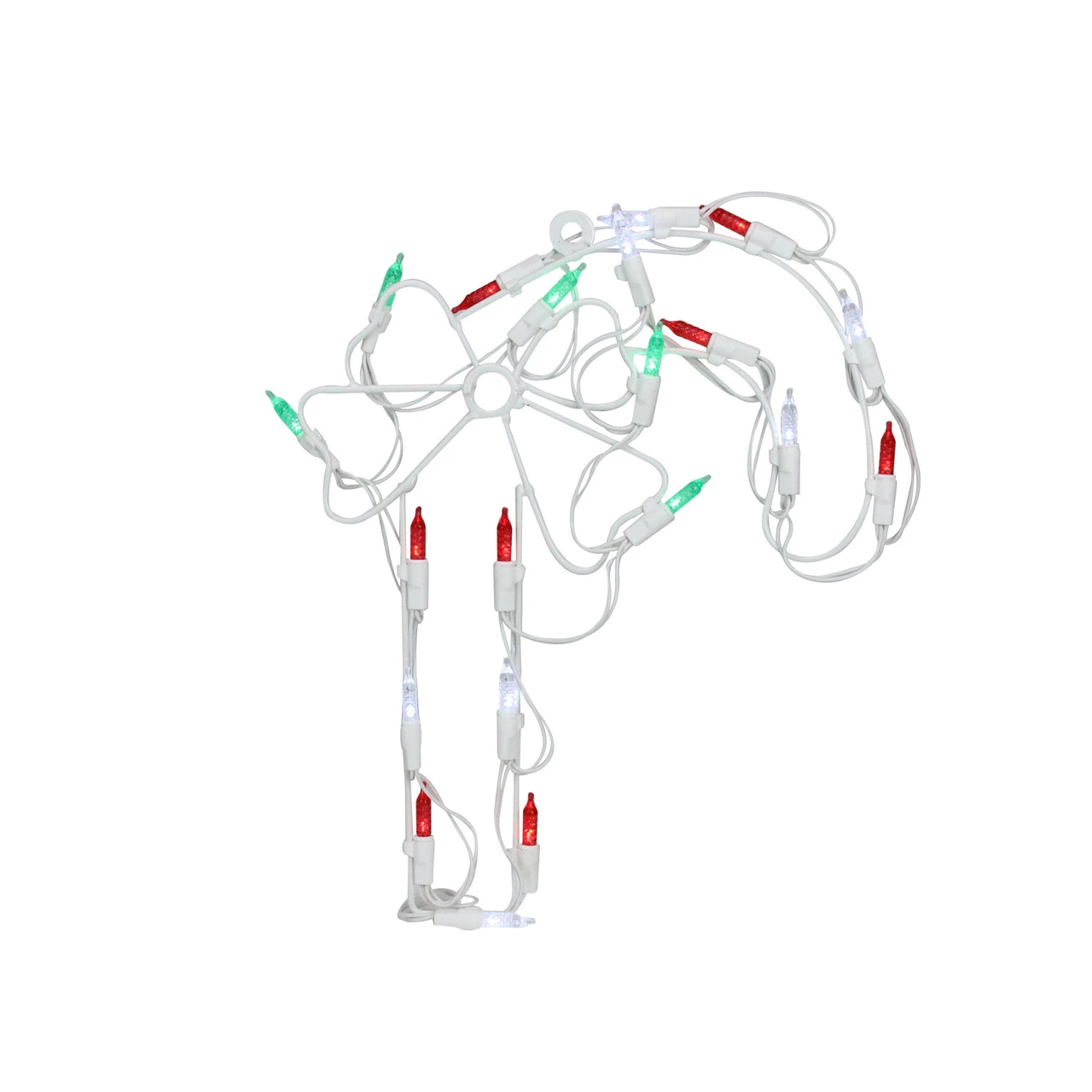 12" Battery Operated LED Candy Cane Christmas Window Silhouette Decoration 5 12" Battery Operated LED Candy Cane Christmas Window Silhouette Decoration - Image 3