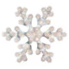 12" Lighted Holographic Snowflake Christmas Window Decoration -Optimal Christmas Shop northlight zg92293 1 02884.1667569748