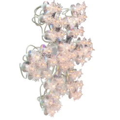 12" Lighted Holographic Snowflake Christmas Window Decoration -Optimal Christmas Shop northlight zg92293 3 95774.1667569749