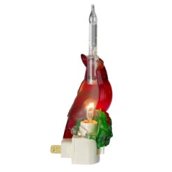 7.5" Red Christmas Cardinal With Holly And Berry Bubble Night Light 8 7.5" Red Christmas Cardinal With Holly And Berry Bubble Night Light -Optimal Christmas Shop northlightct 72 219 107 3 69134.1667642211