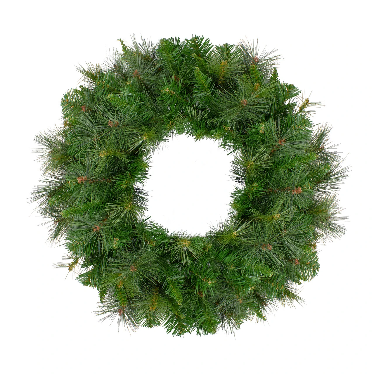24" Mixed Canyon Pine Artificial Christmas Wreath - Unlit 3 24" Mixed Canyon Pine Artificial Christmas Wreath - Unlit