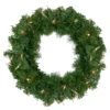 Deluxe Windsor Pine Artificial Christmas Wreath - 16-Inch, Clear Lights -Optimal Christmas Shop northlightgb yww816 grupdate 63245.1667573685