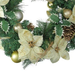 White And Green Pine Cone Artificial Christmas Wreath - 24-Inch, Unlit 7 White And Green Pine Cone Artificial Christmas Wreath - 24-Inch, Unlit -Optimal Christmas Shop northlights84829b 77701.1636733419
