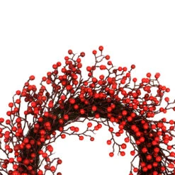 Festive Red Berries Artificial Christmas Wreath - 22-Inch, Unlit 7 Festive Red Berries Artificial Christmas Wreath - 22-Inch, Unlit -Optimal Christmas Shop northlightss312b 78772.1667663657