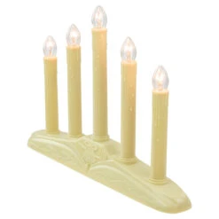 14.5" Ivory 5-Lights Christmas Chandelier On Holly Berry And Bell Base Candle Lamp -Optimal Christmas Shop northllight ys15771 2updated 89723.1667532757