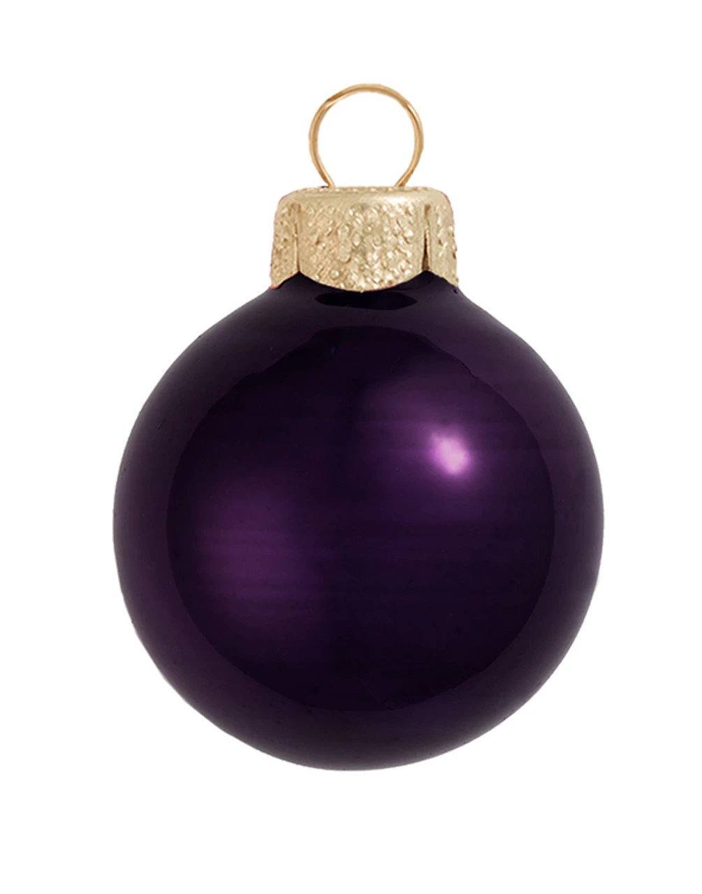 2ct Purple Pearl Glass Christmas Ball Ornaments 6" (150mm) 3 2ct Purple Pearl Glass Christmas Ball Ornaments 6" (150mm)