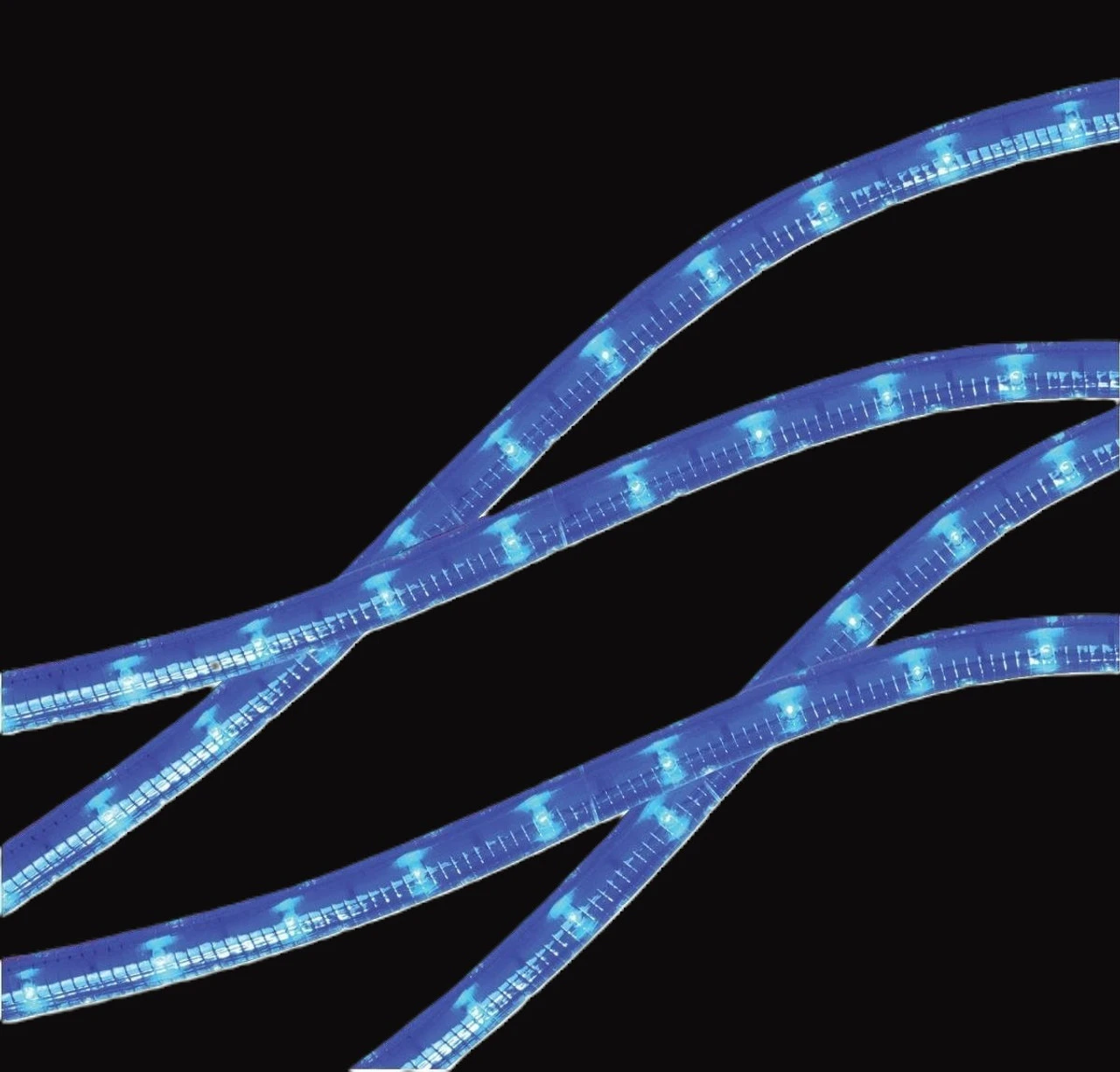 215-Count Blue Christmas Rope Light Set, 18ft 4 215-Count Blue Christmas Rope Light Set, 18ft - Image 2