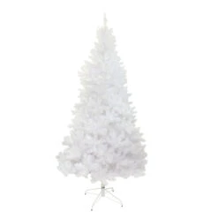 9.5' White Full Glimmer Iridescent Spruce Artificial Christmas Tree - Unlit