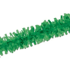 Club Pack Of 24 Bright Green Festive Tissue Festooning Decorations 25'