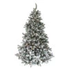 7.5' Pre-Lit Full Flocked Natural Emerald Artificial Christmas Tree - Warm Clear Lights -Optimal Christmas Shop p5kt3m6fmdnemrlgxy1cn1e0xfxmnq6d 25937.1667657533