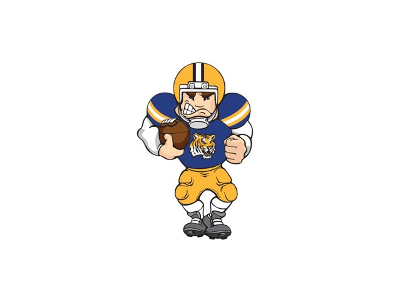 20" NCAA LSU Tigers Lighted Window Football Player #2651 3 20" NCAA LSU Tigers Lighted Window Football Player #2651