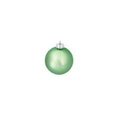8ct Patina Green Matte Glass Christmas Ball Ornaments 3.25" (80mm)