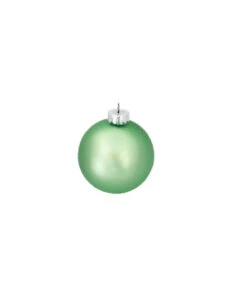 6ct Patina Green Matte Glass Christmas Ball Ornaments 4" (100mm)