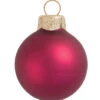 8ct Berry Red Glass Matte Christmas Ball Ornaments 3.25" (80mm) 1 8ct Berry Red Glass Matte Christmas Ball Ornaments 3.25" (80mm) -Optimal Christmas Shop pblq9b1x8caynyceyjrtspi9lletzuak 32657.1667684628