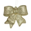 16" Gold Glittered Battery Operated Lighted LED Bow Christmas Decoration -Optimal Christmas Shop penn 34 586 066 50051.1667662791