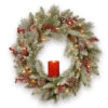 24" Pre-Lit Snowy Bristle Berry Artificial Christmas Wreath - Warm White LED Lights/BO 2 24" Pre-Lit Snowy Bristle Berry Artificial Christmas Wreath - Warm White LED Lights/BO -Optimal Christmas Shop pesb3 300 24wbr 08104.1667536237