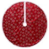 48" Red And White Snowflake Christmas Tree Skirt With A White Border -Optimal Christmas Shop pn4op9th3ibekgzj3ejmr5aho8iejbvt 12946.1667530463