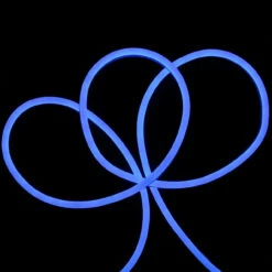 840 Blue LED Commercial Grade Neon Style Flexible Christmas Rope Lights - 18 Ft Blue Tube