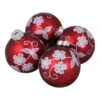 4ct Red And White Floral Christmas Ball Ornaments 3.25" (100mm) -Optimal Christmas Shop pqdhr7k7xqpfdoy2uiphzclih1c3gso6 52483.1667575999