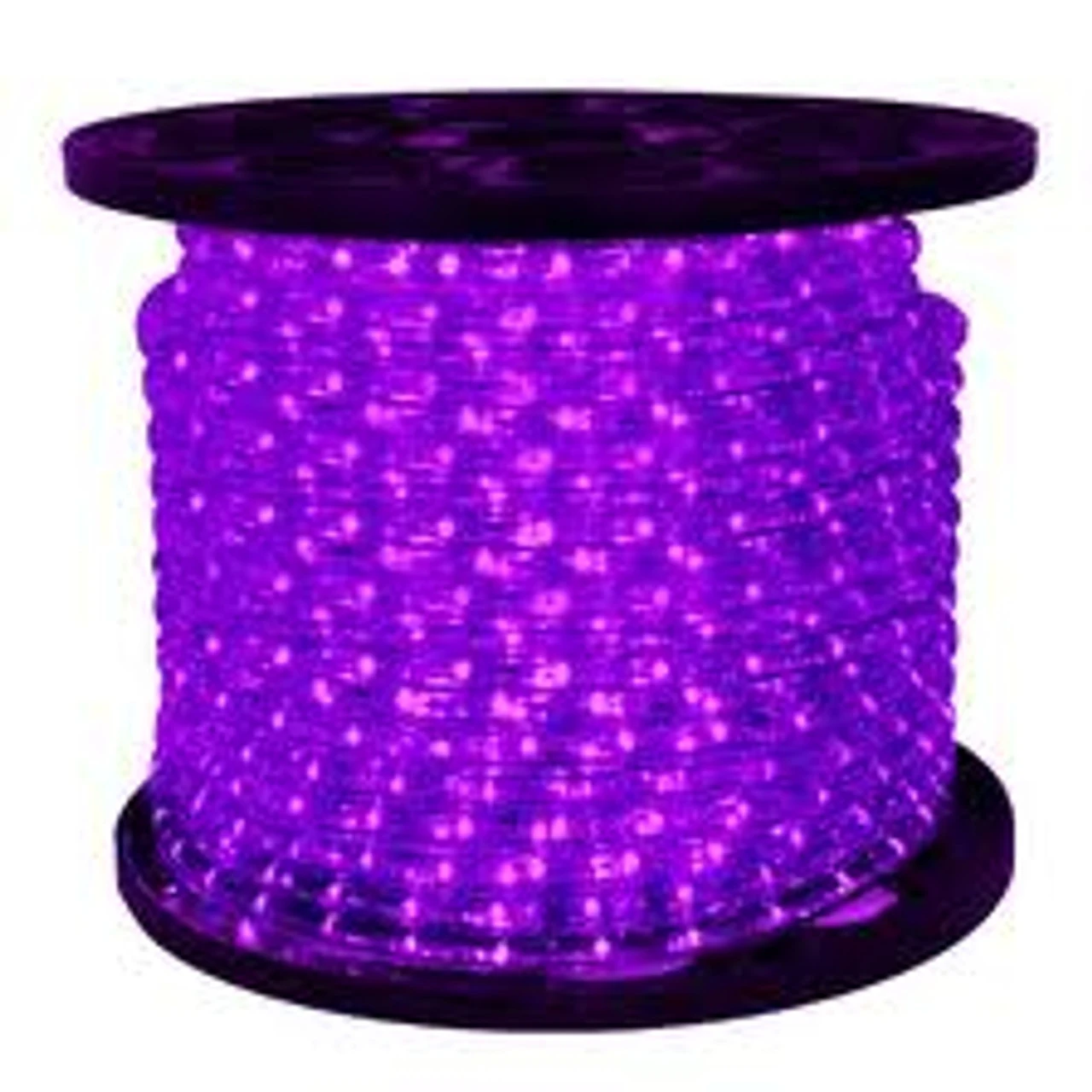 150' Purple LED Indoor Or Outdoor Commercial Grade Christmas Rope Lights 5 150' Purple LED Indoor Or Outdoor Commercial Grade Christmas Rope Lights - Image 3