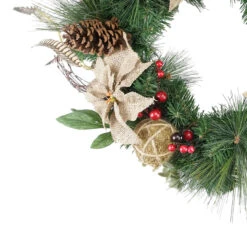 Mixed Pine Berry And Burlap Poinsettia Artificial Christmas Wreath - 24-Inch, Unlit 8 Mixed Pine Berry And Burlap Poinsettia Artificial Christmas Wreath - 24-Inch, Unlit -Optimal Christmas Shop qavvxpg4btu8tjlim2w45r1yyeqzihac 20024.1667580565