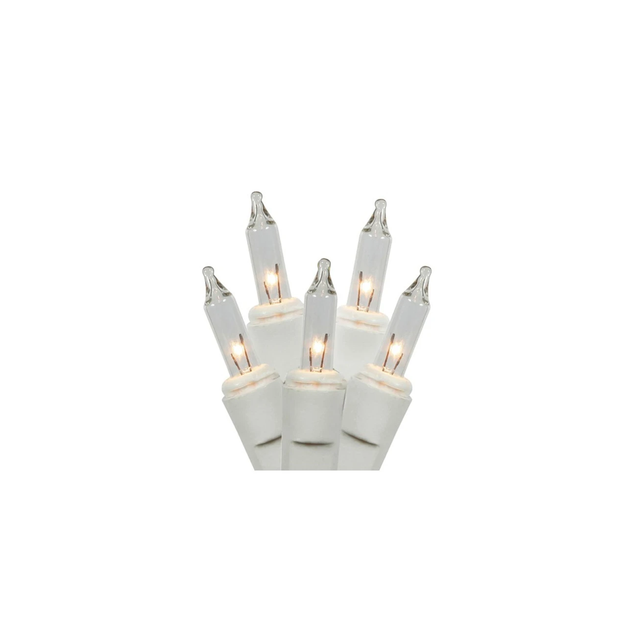 Set Of 140 Clear Everglow Chasing Mini Christmas Lights - White Wire 4 Set Of 140 Clear Everglow Chasing Mini Christmas Lights - White Wire - Image 2