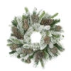 Flocked Pine Cone And Twig Ball Artificial Christmas Wreath - 24-Inch, Unlit -Optimal Christmas Shop qmmpljdrnue00jxgma1ect4zm91iwgfi 61328.1675361197