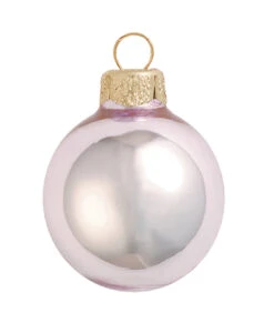 4ct Shiny Baby Pink Glass Ball Christmas Ornaments 4.75" (120mm)
