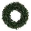 Pre-Lit Midnight Green Artificial Christmas Wreath - 48-Inch, Red Lights -Optimal Christmas Shop qr7x2b16wvqa29x5dpxh5mvygfoortyy 08893.1667521283