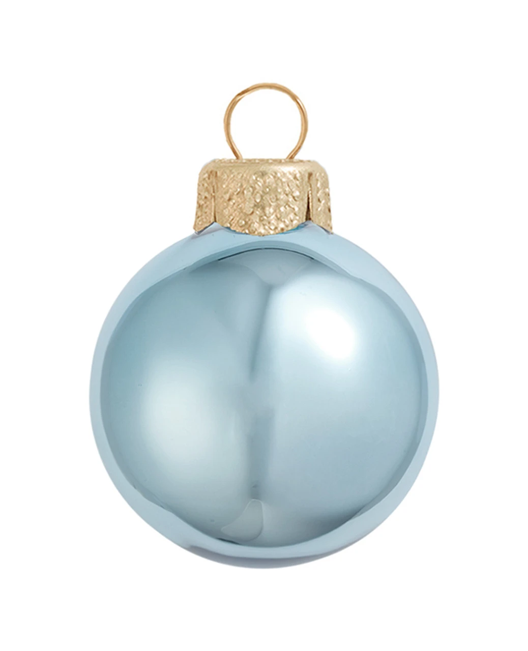 2ct Sky Blue And Gold Shiny Glass Christmas Ball Ornaments 6" (150mm) 3 2ct Sky Blue And Gold Shiny Glass Christmas Ball Ornaments 6" (150mm)