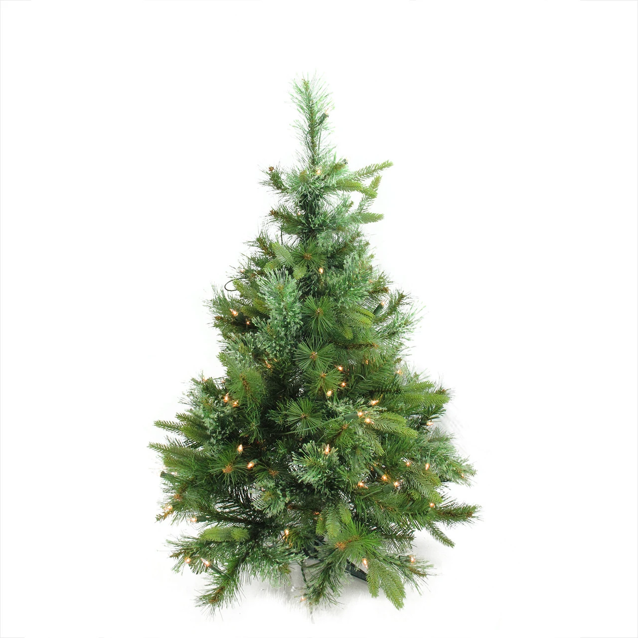 3' X 29" Pre-Lit Ashcroft Cashmere Pine Full Artificial Christmas Tree - Clear Dura Lights 3 3' X 29" Pre-Lit Ashcroft Cashmere Pine Full Artificial Christmas Tree - Clear Dura Lights