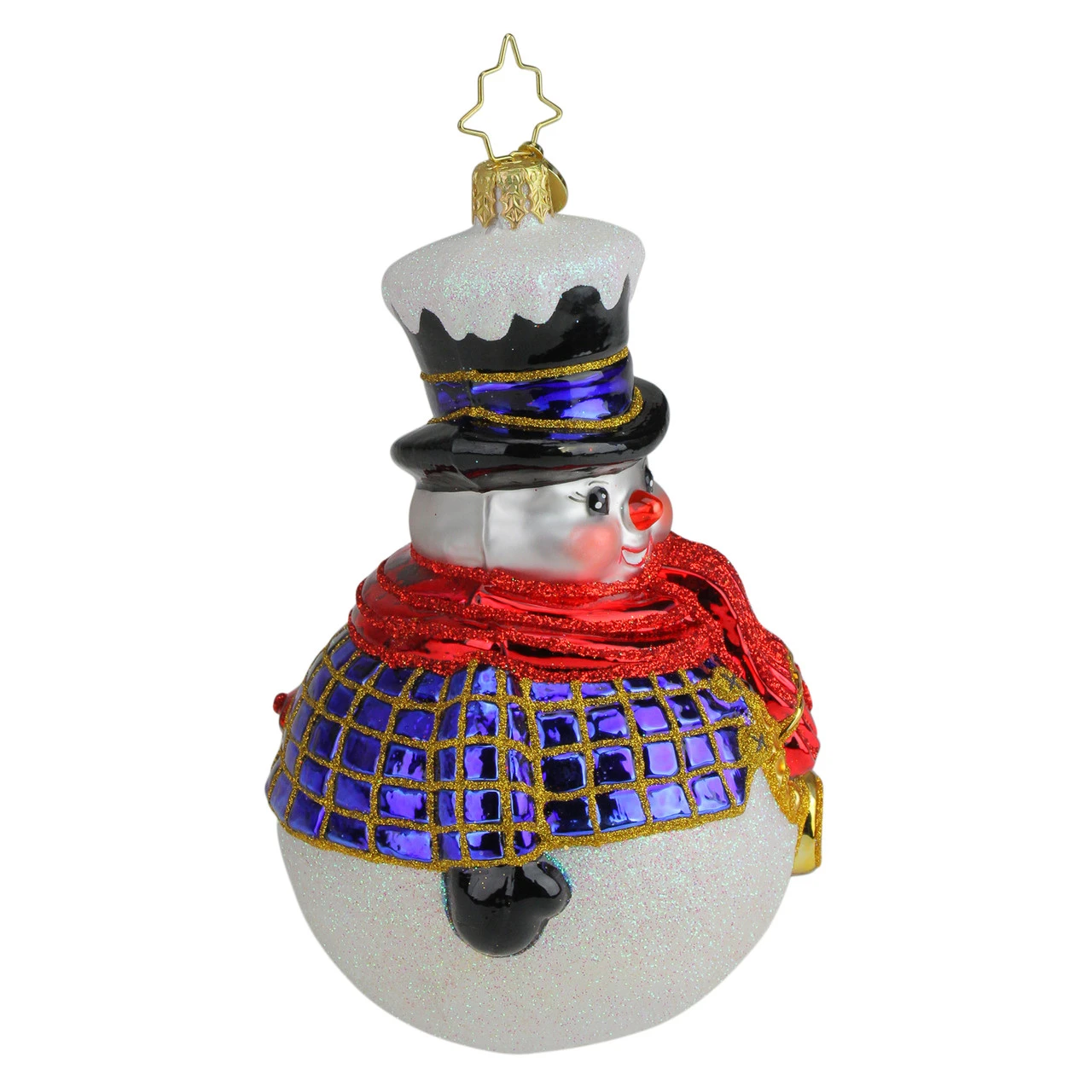 Christopher Radko Jolly All- A-Round Snowman Glass Christmas Ornament 1019774 6 Christopher Radko Jolly All- A-Round Snowman Glass Christmas Ornament 1019774 - Image 4