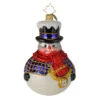 Christopher Radko Jolly All- A-Round Snowman Glass Christmas Ornament 1019774 -Optimal Christmas Shop radko 1019774 90700.1684421149