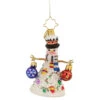 Christopher Radko Quite A Lively Tree Gem Snowman Glass Christmas Ornament 1020648 -Optimal Christmas Shop radko 1020648 1update 90511.1667488010
