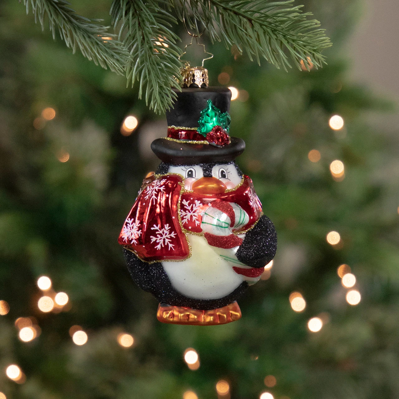 Christopher Radko Flightless Yet Fashionable Glass Christmas Ornament 1020742 4 Christopher Radko Flightless Yet Fashionable Glass Christmas Ornament 1020742 - Image 2