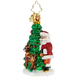 Christopher Radko Two Talented Tree Trimmers Glass Christmas Ornament 1021064 -Optimal Christmas Shop radko 1021064 2 88292.1684434365