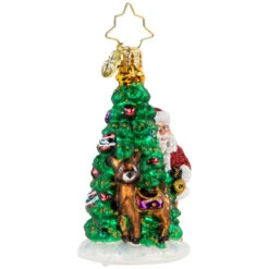 Christopher Radko Two Talented Tree Trimmers Glass Christmas Ornament 1021064 -Optimal Christmas Shop radko 1021064 3 36344.1684434366