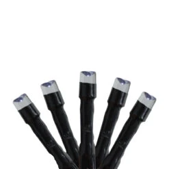 480 Cool White LED Battery Operated 8-Function Christmas Lights - 117 Ft Black Wire