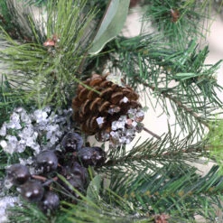 Mixed Pine With Blueberries Pine Cones And Ice Twigs Artificial Christmas Wreath - 24-Inch, Unlit -Optimal Christmas Shop rzfaj1ckcjzp9c7wwyikbxe5xqwurmtu 41423.1667530742