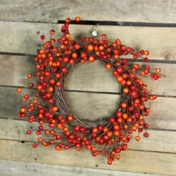 Orange Berries And Twig Artificial Fall Harvest Wreath 14- Inch, Unlit 12 Orange Berries And Twig Artificial Fall Harvest Wreath 14- Inch, Unlit -Optimal Christmas Shop s3kem3smmjf8gelpbsu5wdpsnjmi8adu 64878.1684449118