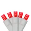 50 Red LED Wide Angle Christmas Lights - 16.3 Ft White Wire -Optimal Christmas Shop s420lights 1100056 1 17756.1667663835