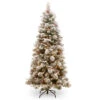 7.5 Ft. Pre-Lit Snowy Bedford Slim Pine Artificial Christmas Tree With Clear Lights 1 7.5 Ft. Pre-Lit Snowy Bedford Slim Pine Artificial Christmas Tree With Clear Lights -Optimal Christmas Shop sbe1 310 75 14208.1667522075