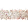 25' White And Pink Novelty Christmas Twist Garland