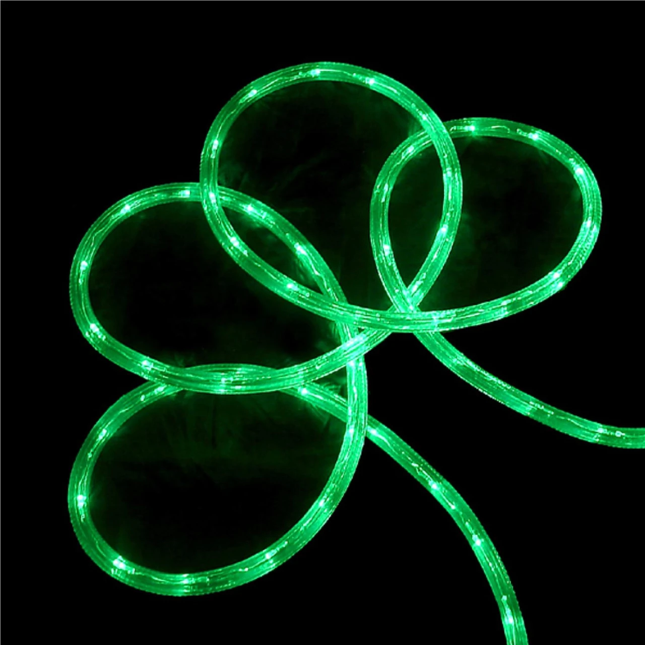 102' Green Outdoor Decorative Christmas Rope Lights 3 102' Green Outdoor Decorative Christmas Rope Lights