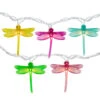10-Count Dragonfly Summer Garden Outdoor Patio Lights, 7.25ft White Wire -Optimal Christmas Shop sienna 62ak4916 1 whitewire 48223.1667534157