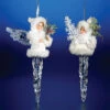 Pack Of 8 Clear Icy Crystal Decorative Christmas Icicle Angel Ornaments 7" -Optimal Christmas Shop sk6mbb32kzq3lfa7iumbgvr9m8dmtbgo 38802.1667684142