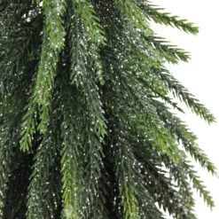 14" Green Glitter Weeping Mini Pine Christmas Tree In Burlap Covered Vase - Unlit 8 14" Green Glitter Weeping Mini Pine Christmas Tree In Burlap Covered Vase - Unlit -Optimal Christmas Shop skfkpc03bwwvcnnhnc4qnjyfmjdrxiro 77214.1667575629