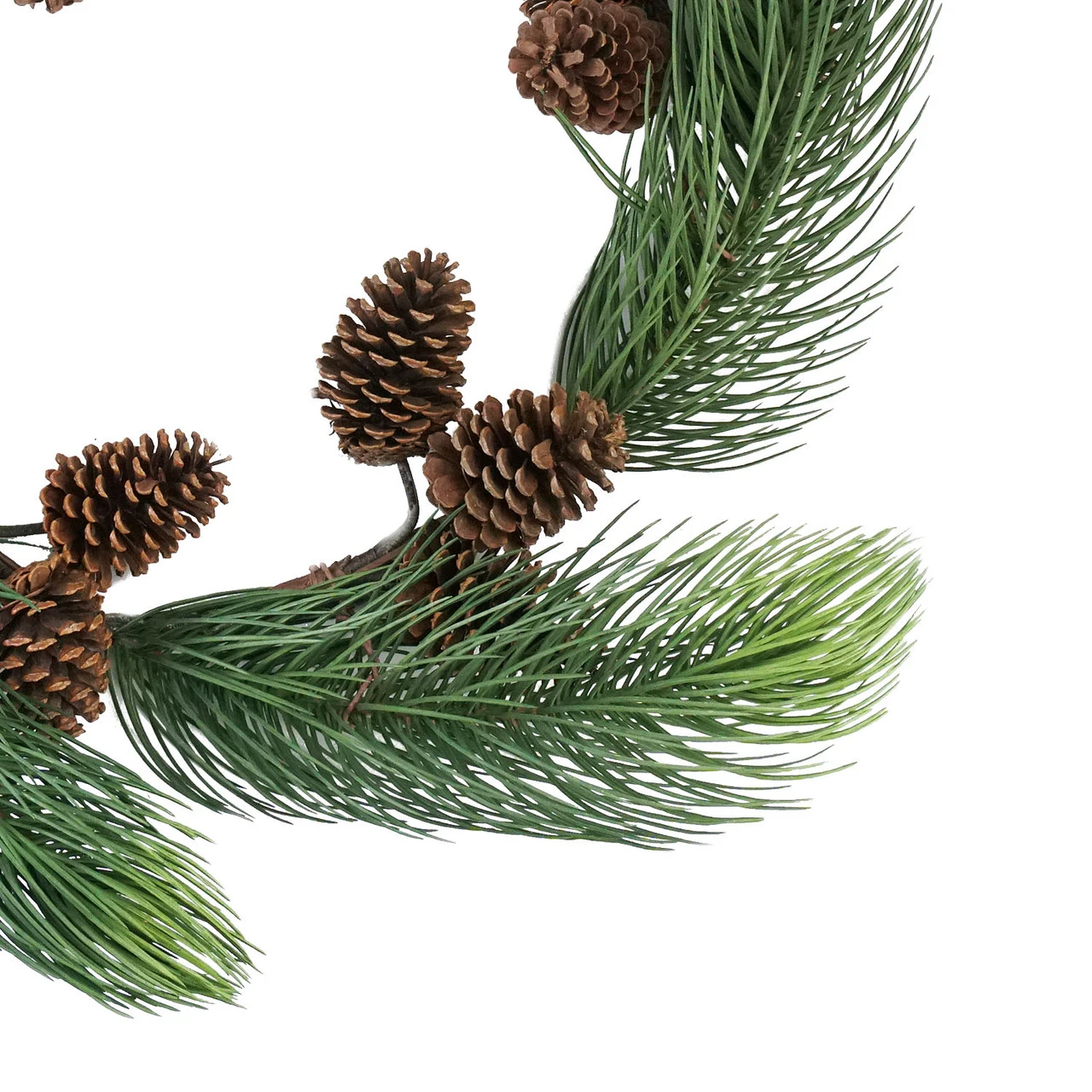 Long Pine Needle Artificial Christmas Wreath - 30-Inch, Unlit 4 Long Pine Needle Artificial Christmas Wreath - 30-Inch, Unlit - Image 2