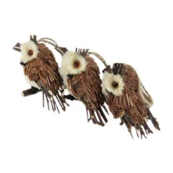 Set 3 Sisal And Twig Owl Christmas Ornaments, 3.5" 9 Set 3 Sisal And Twig Owl Christmas Ornaments, 3.5" -Optimal Christmas Shop slkagdtfzcgk3k8jxip4huqmcm9pjq5n 71111.1667575606
