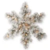 32” Pre-Lit Snowy Bristle Pine Snowflake With Battery Operated Warm White LED Lights 2 32” Pre-Lit Snowy Bristle Pine Snowflake With Battery Operated Warm White LED Lights -Optimal Christmas Shop snp1 300 32sb 1 00753.1667580415
